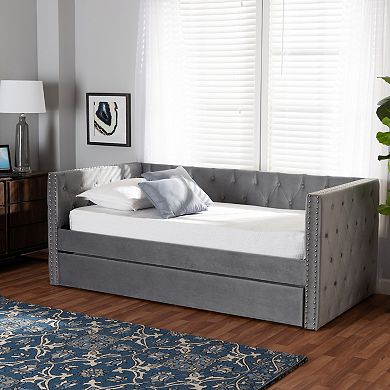 Baxton Studio Larkin Daybed & Trundle