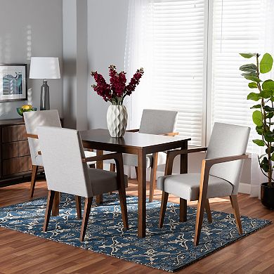 Baxton Studio Glenda Dining 5-piece Set
