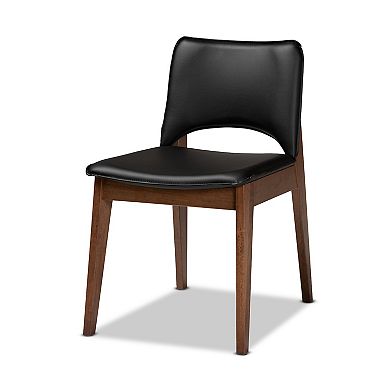 Baxton Studio Afton Dining Table & Chair 7-piece Set
