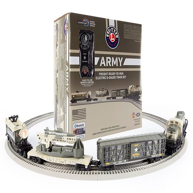 Lionel Army Freight LionChief Bluetooth 5.0 Train Set