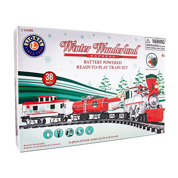 Lionel winter wonderland store train set