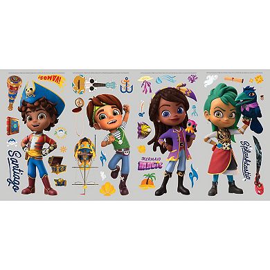 RoomMates Santiago Of The Seas Peel & Stick Decals 36-piece Set