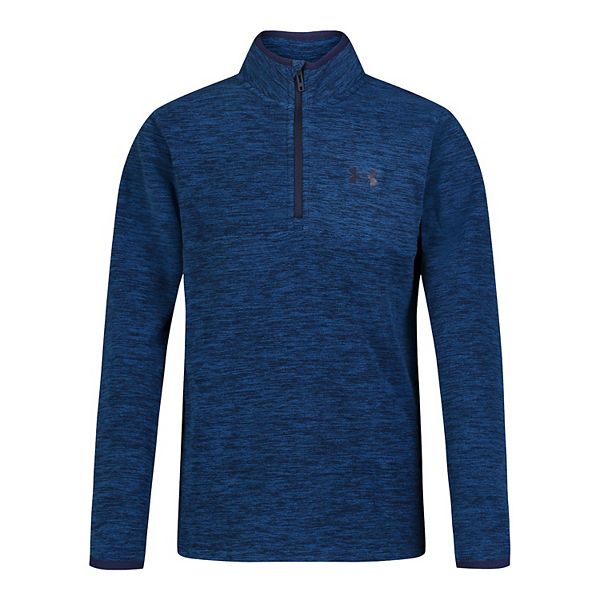 Boys 8-20 Under Armour Outdoor 1/4-Zip Fleece Pullover Sweater - Heathered Blue (SMALL)