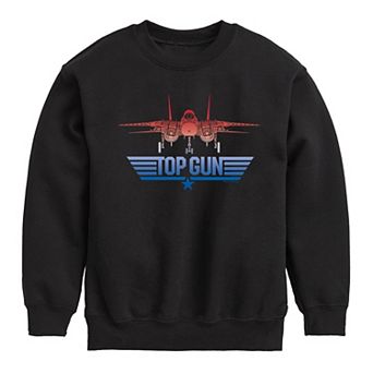 Boys 8-20 Top Gun Jet Logo Fleece