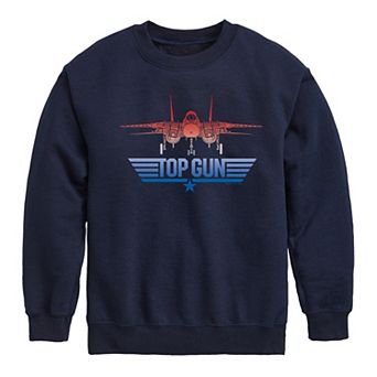 Boys 8-20 Top Gun Jet Logo Fleece