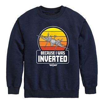 Boys 8-20 Top Gun I Was Inverted Fleece