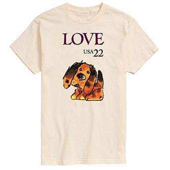 Men's USPS Love Puppy Stamp Tee