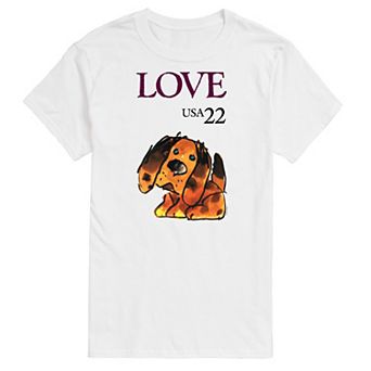 Men's USPS Love Puppy Stamp Tee
