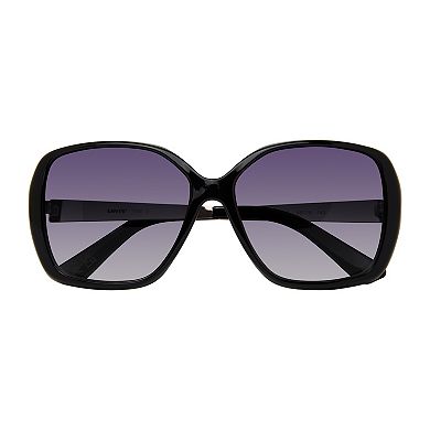 Women's Levi's® 59mm Fashion Rectangle Gradient Sunglasses
