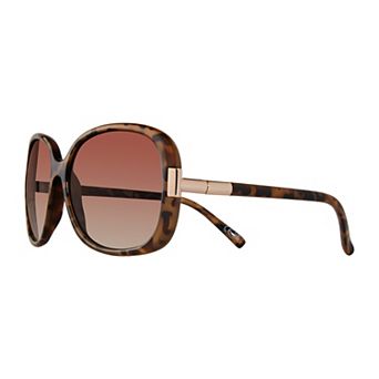 Women's Levi's® 59mm Fashion Rectangle Gradient Sunglasses