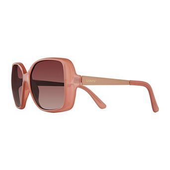 Women's Levi's® 59mm Fashion Rectangle Gradient Sunglasses