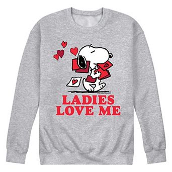 Men's Peanuts Ladies Love Me Sweatshirt