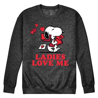 Men's Peanuts Ladies Love Me Sweatshirt