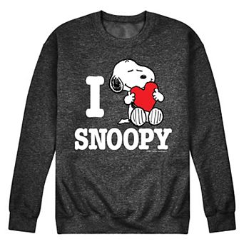 Men's Peanuts I Love Snoopy Sweatshirt