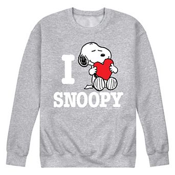 Men's Peanuts I Love Snoopy Sweatshirt