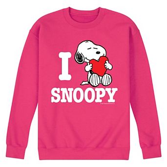 Men's Peanuts I Love Snoopy Sweatshirt