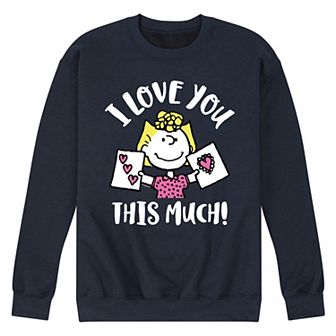 Men's Peanuts Love You This Much Sweatshirt