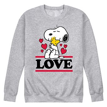 Men's Peanuts Love Snoopy Sweatshirt