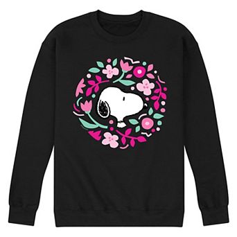 Men's Peanuts Floral Circle Sweatshirt