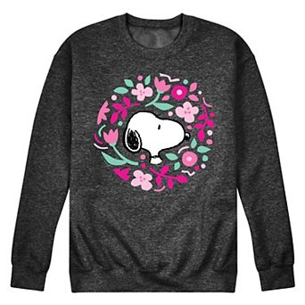 Men's Peanuts Floral Circle Sweatshirt