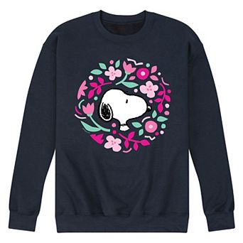 Men's Peanuts Floral Circle Sweatshirt