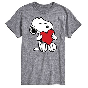 Men's Peanuts Valentine's Hugging Tee