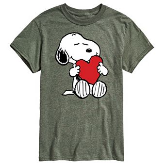 Men's Peanuts Valentine's Hugging Tee