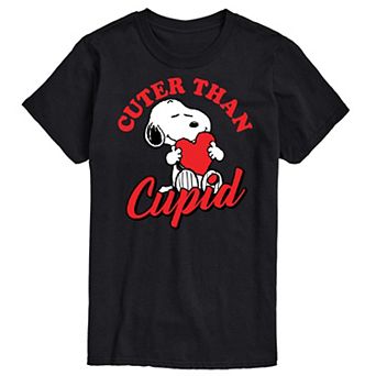 Men's Peanuts Cuter Than Cupid Tee