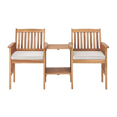 Alaterre Furniture Bristol Outdoor 2-Seat Bench