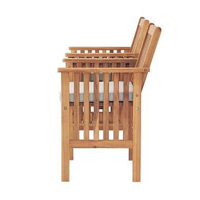 Alaterre Furniture Bristol Outdoor 2-Seat Bench