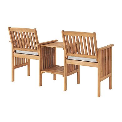 Alaterre Furniture Bristol Outdoor 2-Seat Bench