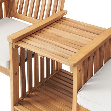 Alaterre Furniture Bristol Outdoor 2-Seat Bench