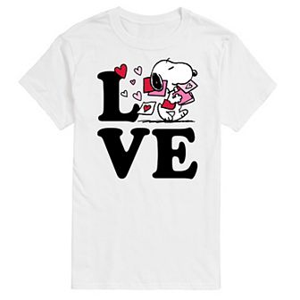 Big & Tall Peanuts Love Snoopy Tee
