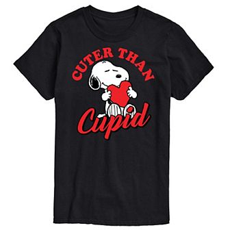 Big & Tall Peanuts Cuter Than Cupid Tee