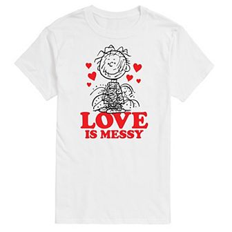 Big & Tall Peanuts Pigpen Love Messy Tee