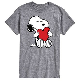 Big & Tall Peanuts Hugging Heart Tee