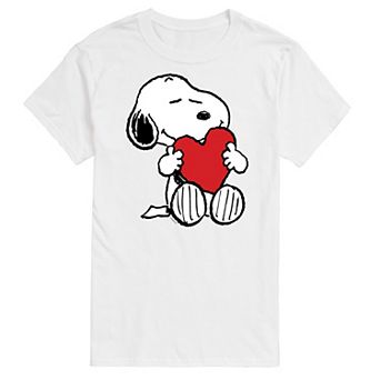 Big & Tall Peanuts Hugging Heart Tee