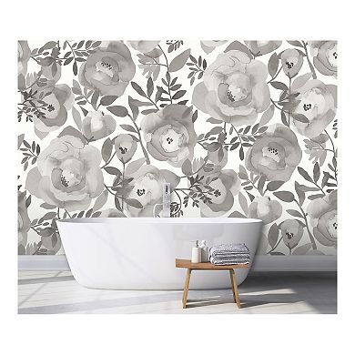 Brewster Home Fashions Blooming Floral Mural Wallpaper