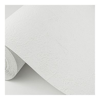 Brewster Home Fashions Faux Stucco Pre-Pasted Paintable Wallpaper