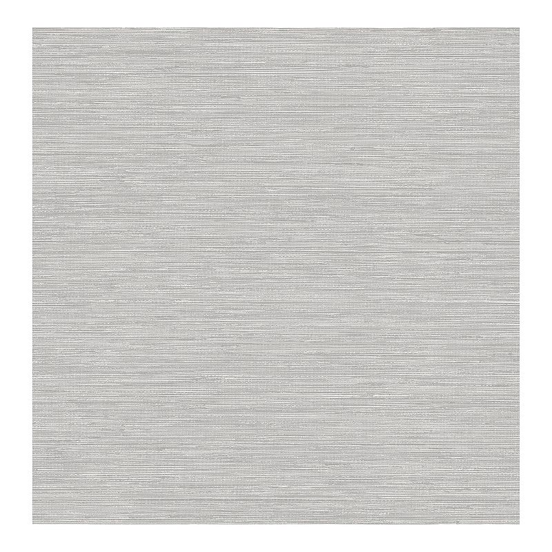 Brewster Home Fashions Faux Grasscloth Wallpaper, Grey