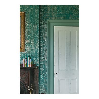 Brewster Home Fashions Egon White Paintable Textured Vinyl Wallpaper