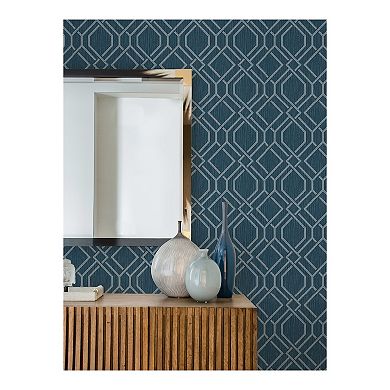 Brewster Home Fashions Trellis Vinyl Wallpaper
