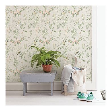 Brewster Home Fashions Imperial Garden Botanical Wallpaper