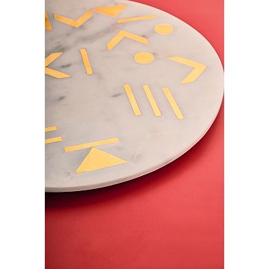 GAURI KOHLI Olympia Marble Cheese Board 12"