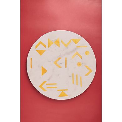 GAURI KOHLI Olympia Marble Cheese Board 12"