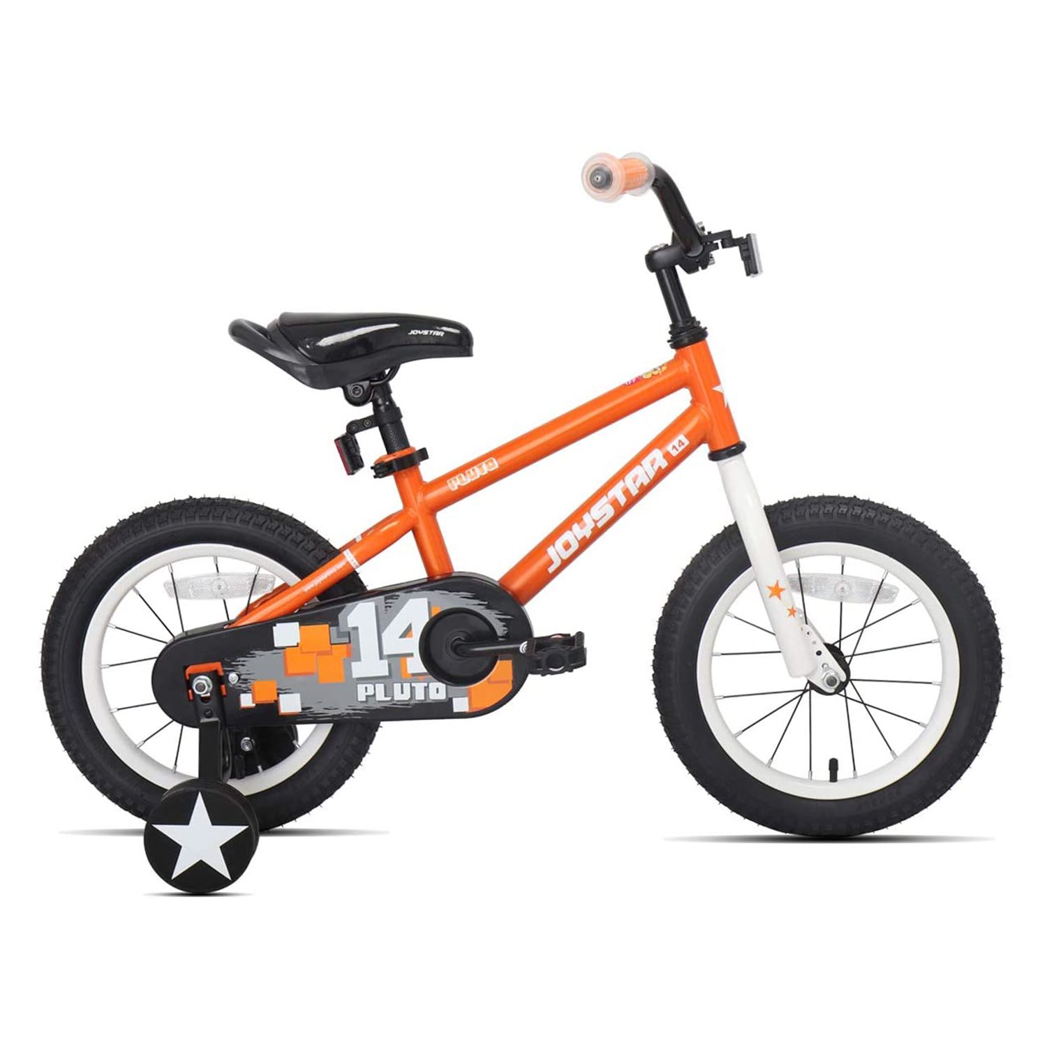 Vélo Enfant JOYSTAR Pluto 12-20 Pouces - Garçon/fille 2-9 Ans, Avec Stabilisateurs, Panier, Réglable - Multicolore
