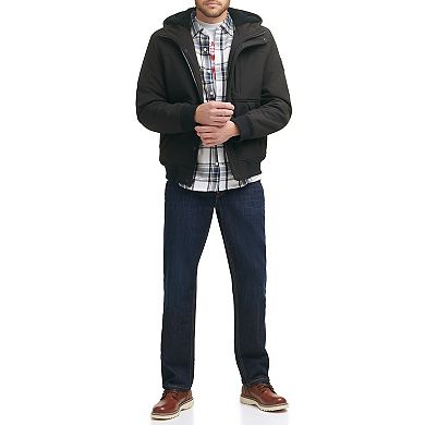 Men's Levi's® Mixed Media Hooded Bomber Jacket