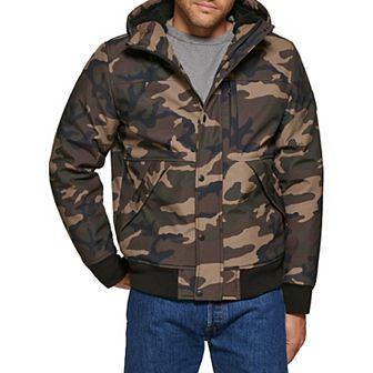Men's Levi's® Mixed Media Hooded Bomber Jacket
