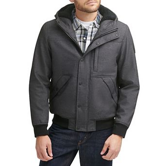 Men's Levi's® Mixed Media Hooded Bomber Jacket