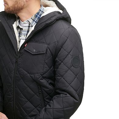 Men's Levi's® Quilted Sherpa-Lined Bomber Jacket
